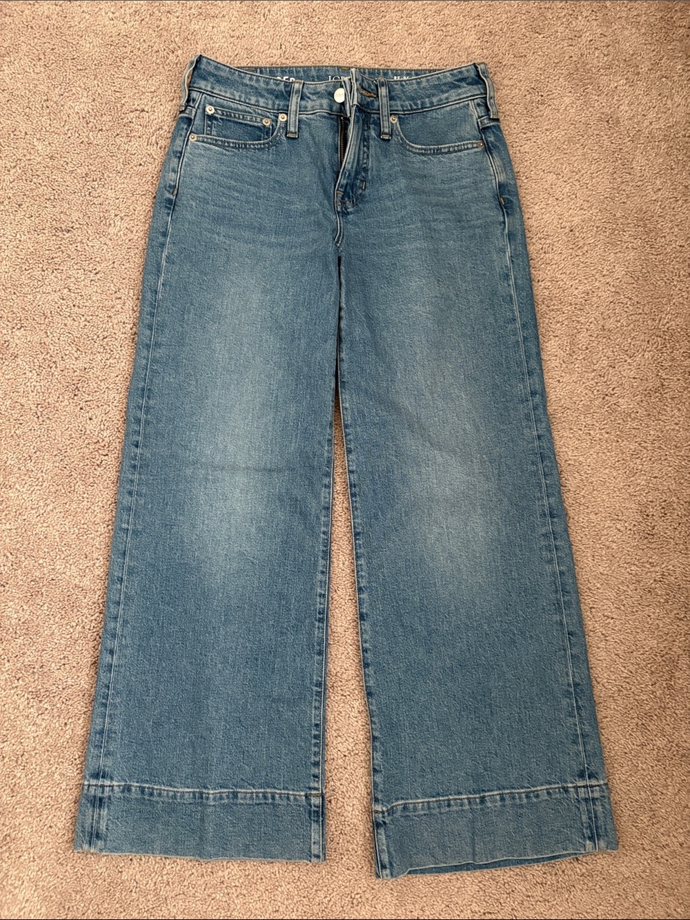 J. Crew Low Rise Trouser Jeans, 25 Petite, NWT